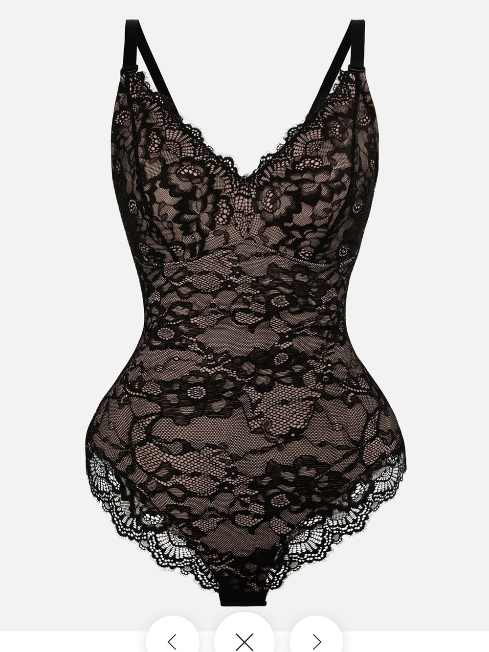 Feelingirl Black Lace Bodysuit!! (New)